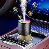 Car Air Freshener, Car Fresheners Long Lasting, Auto On/Off, 3 Adjustable Modes for Custom Scent Intensity, 150mL Large Capacity, Diffuser with RGB Music Syncing Light (Cologne)