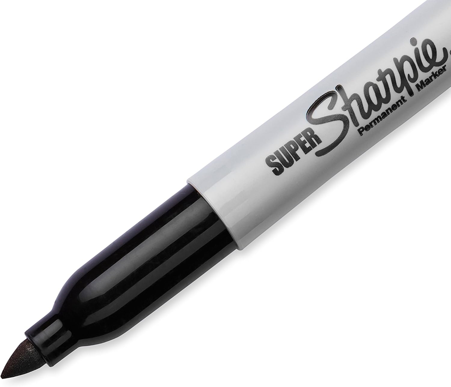 Sharpie Super Permanent Markers, Fine Point, Black, 12 Count : Office Products