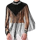 Panegy Men's Tassel Shrug Tank Top Clubwear Disco Rave Outfits