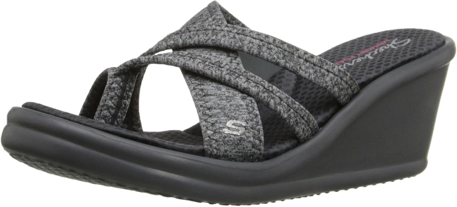 skechers wedge flip flops