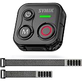 SYMIK Remote Control for Insta360 X6 X5, Bluetooth Remote for GoPro and DJI | Universal Shutter Remote Control for DJI Osmo 360 / Action Camera, Splash Resistance, Rechargeable, 230ft Range 120-H Battery