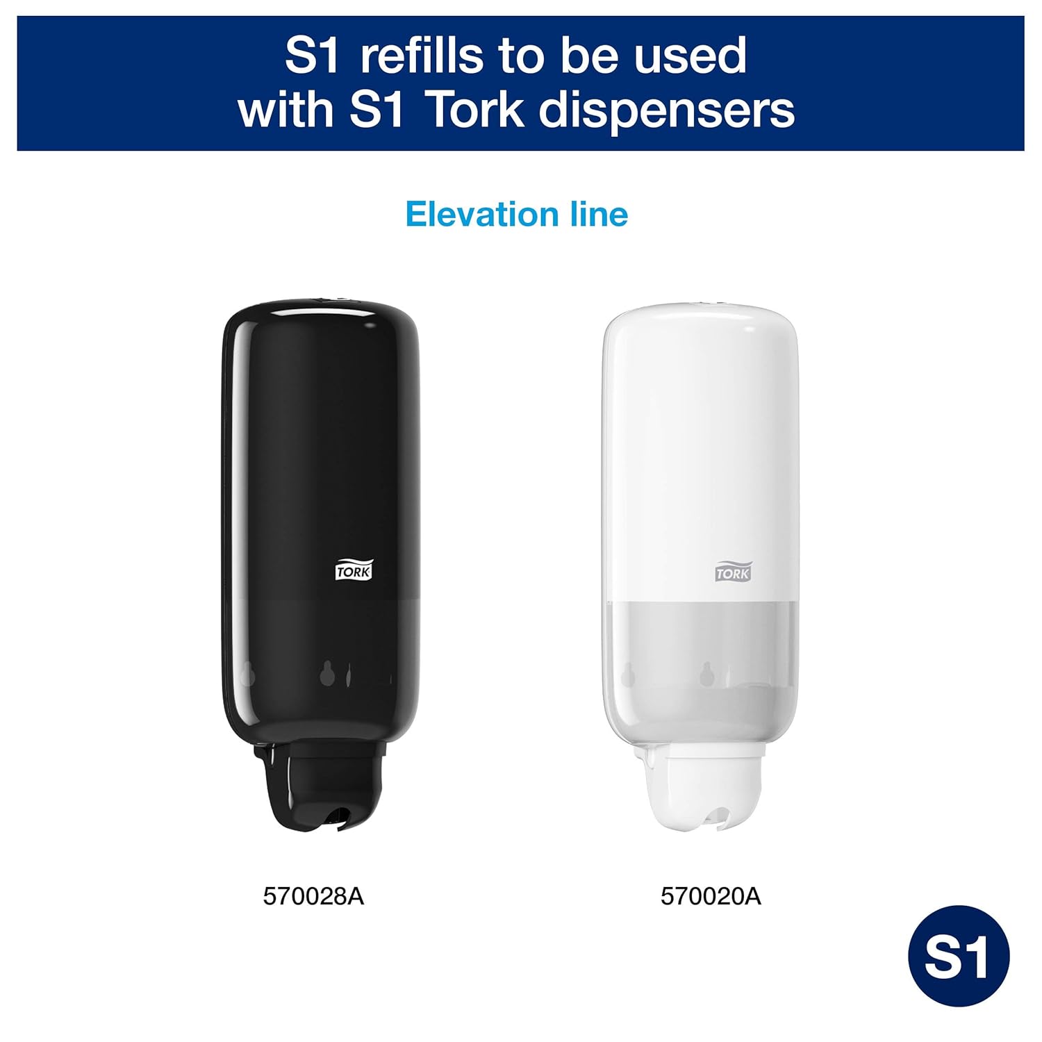 Tork Extra Mild Non Perfumed Liquid Soap - 400011 - Luxury Soap for S1 Dispenser Systems - Premium Quality, Dye-free, 1 x 33.815 fl oz, (Pack of 6): Industrial & Scientific