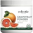 Eclectic Herb - Organic Grapefruit Powder Supplement | Vitamin, Mineral + Phytonutrient Support | Nutritional Drink Mix + Vitamin Powder | USDA Organic, Vegan, Non-GMO (3.2 oz | 90 g)