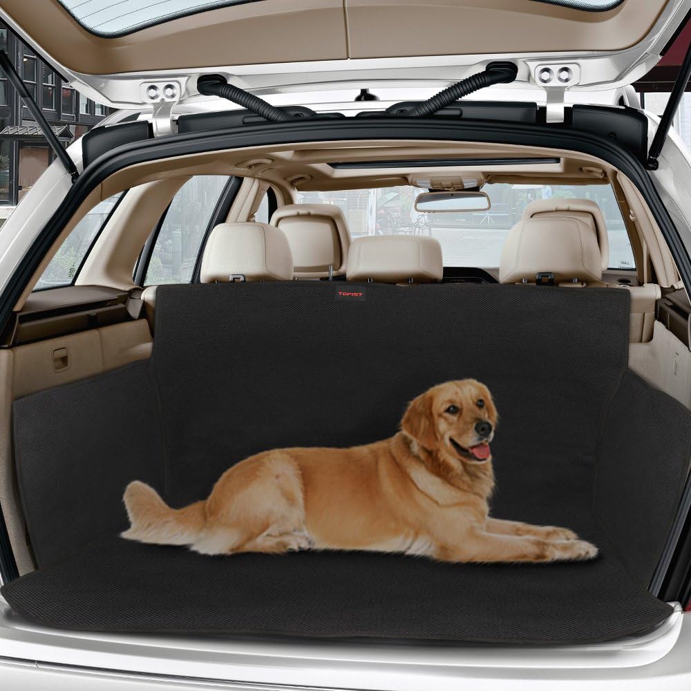 Car Boot Liner,IWILCS Heavy Duty Universal Waterproof Car Boot Liner Pet Dog Seat Cover Mat Car Back Seat Protector Hammock