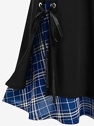 ROSE GAL Women's Plus Size Mini A-Line Gothic Skirt