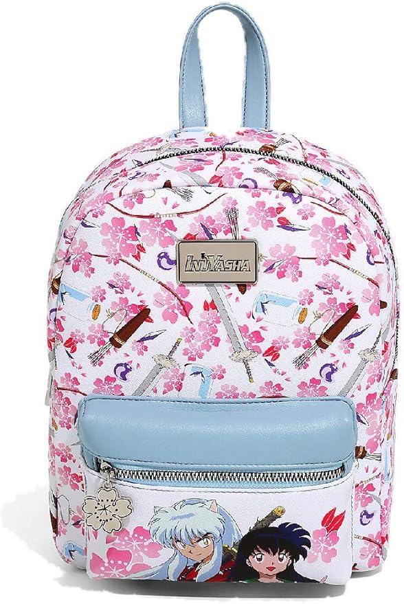 Inuyasha Cherry Blossoms & Items Mini Backpack Clothing