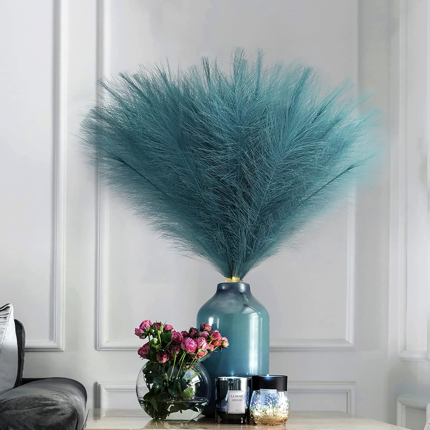 Dried & Preserved Flora - Pampas - Grass, Pampas with Extension Stem 17