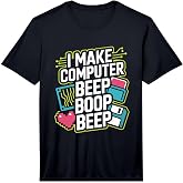 Mens I Make Computer Beep Boop Beep Network Engineer Performance T-Shirt