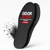 JobSite Odor Stop Insoles - Activated Charcoal Insoles - 2 Pairs