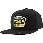 Michigan Wolverines NCAA Officially Licensed Hat Flat Snapback Z11 Switchback Black