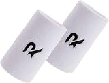 Raquex Sports Wristbands 7 Colours 2 Widths Cotton Terry Pair White