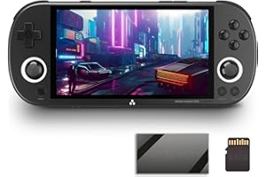 EWDGOES Trimui Smart Pro 5 inch Handheld Game Console Preinstalled Emulator System Black 64GB