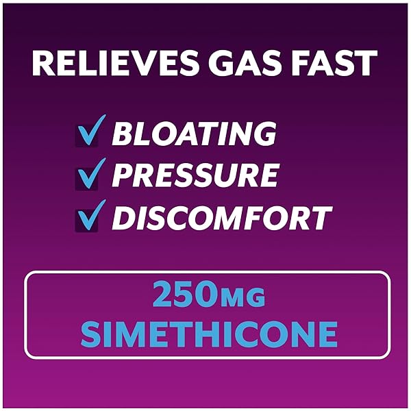 PHAZYME GAS RELIEF, MAXIMUM* STRENGTH GAS AND BLOATING RELIEF FOR ADULTS, 250 MG SIMETHICONE, 12 COUNT, FAST GELS TO QUICKLY EASE BLOATING, PRESSURE & DISCOMFORT