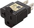 AC WORKS 15 Amp Household Plug to 20 Amp T-Blade Female Adapter