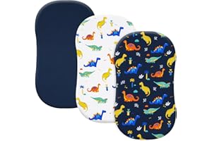 david's kids 3 Pack Bassinet Sheets, Ultra Soft Breathable Comfortable Baby Sheet Set for Boys Girls Neutral, Univeral Fit fo