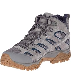 Merrell Men's Moab 2 MID WP Hiking Shoe, Charcoal, 10
