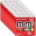 M&M'S Peanut Butter Milk Chocolate Candy, Grab N Go-, 4.5 oz Resealable Bag (Pack of 8)
