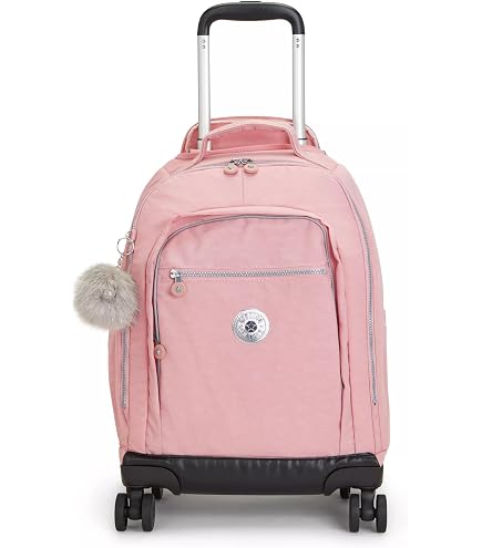 Amazon.com: Kipling New Zea, Large Wheeled Backpack, Pink (Bridal