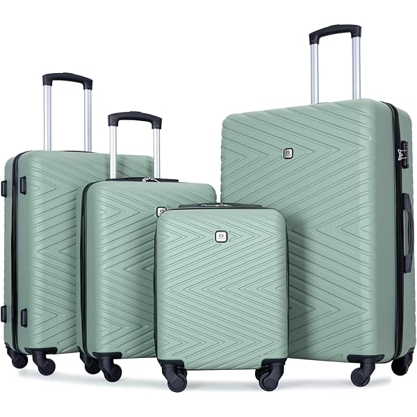 Amazon.com | 4 Pieces Luggage Set - 16/20/24/28 Suitcases
