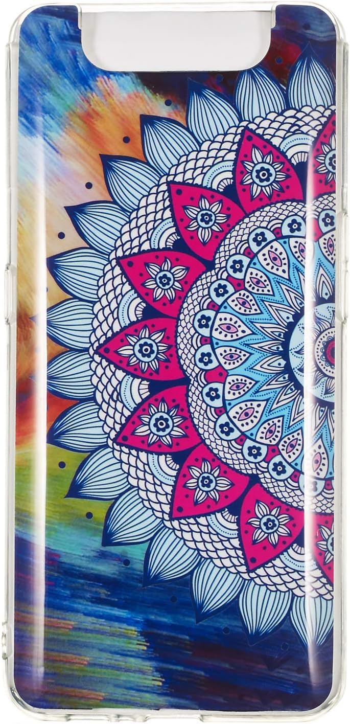 WINCH Samsung Galaxy A80 Case, Luminous Noctilucent Glow in The Dark Case Matching Design Protective Phone Back Cover TPU Shell Case for Galaxy A80 2019