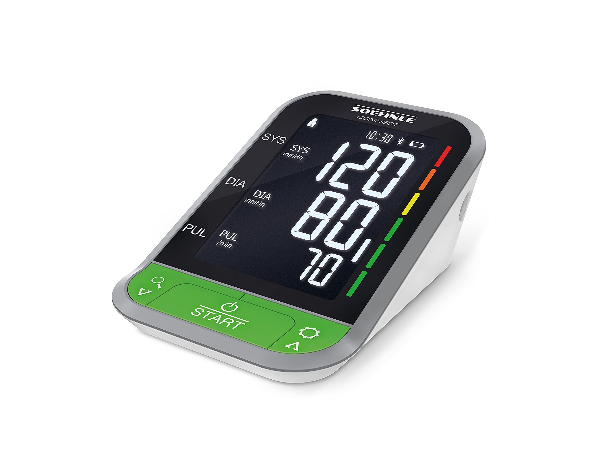 Soehnle Systo Connect 400 – Upper Arm Blood Pressure Monitor, Bluetooth, LCD Display, Motion Sensor, Auto Shutoff