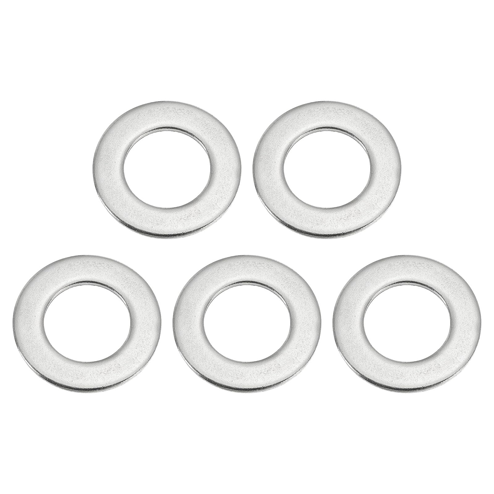 PATIKIL Flat Washers, 5 Pack 316 Stainless Steel 1" ID x 1 5/7" OD x 0.12" Thickness Washer Flat Plain Washer for Screws Bolts Assortment