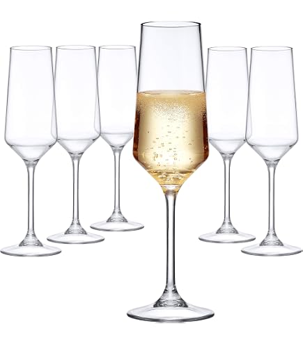 Amazon.com | Dom Pérignon Party Day Acrylic Champagne Glasses Box
