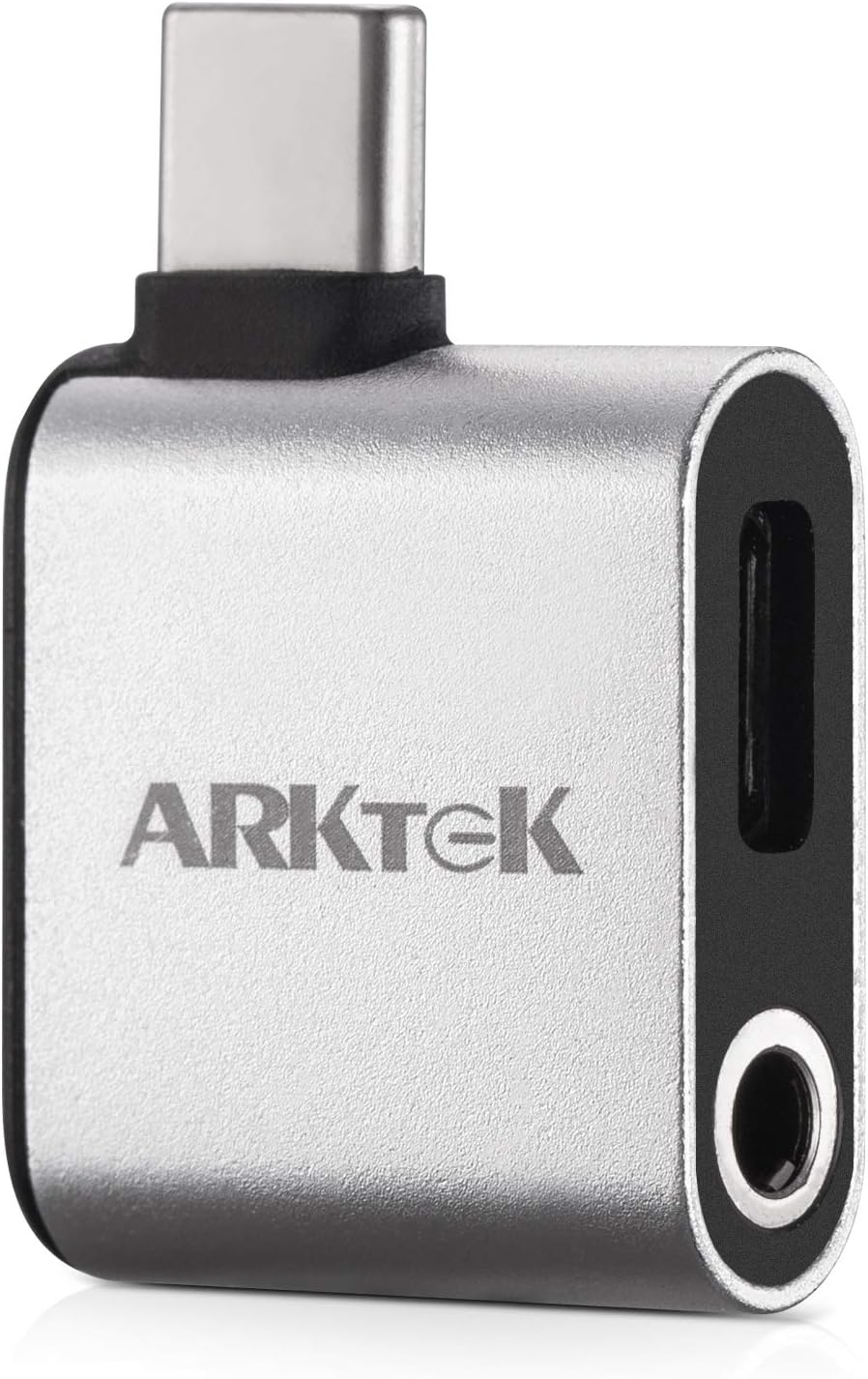 ARKTEK USB Type C to 3.5mm Headphone Jack Adapter Hi-Resolution Support Charging 2-in-1 Adapter Only for Smartphone Without 3.5mm Headphone Jack (NOT for Pixel Galaxy S9 iPad Pro 2018 Razer Phone)