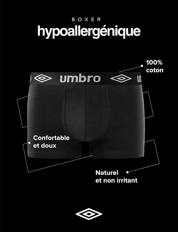 Homme Boxer Umb/1/Bcx5/Class Caleçon, Noir, M EU