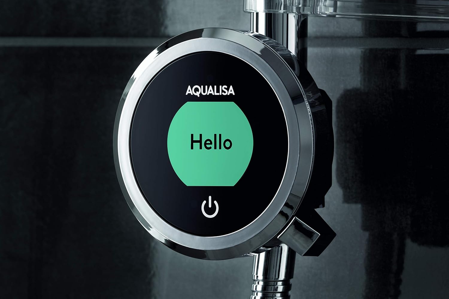 Aqualisa Optic Q smart shower (exposed) with adjustable handset and