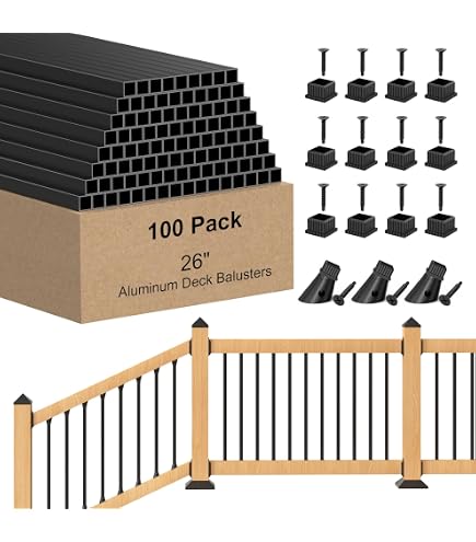 Deckorators Lot de 200 connecteurs ronds classiques noirs Deckorators Lot de 200 connecteurs ronds classiques noirs
