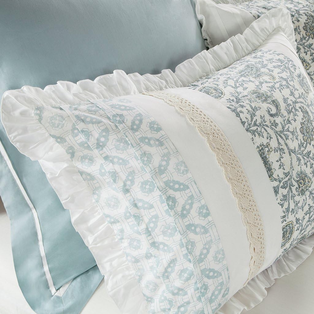 Madison Park Dawn 9 Piece Comfroter Set-Blue-King [Misc: Home & Kitchen
