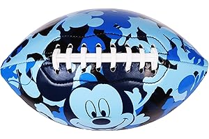 Capelli Sport Disney Mickey Mouse Youth Football, Silhouettes Design Small Mini Peewee Football for Kids, Size 5, Blue