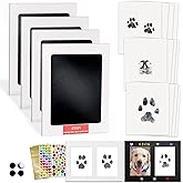 MYPAWLETS Inkless Pet Paw Print Kit,Clean Touch Ink Pad for Dog Paw Prints,Mess-Free Paw Print Stamp Pad for Dogs Cats,Dog Nose Print Kit,Personalized Pet Lover,Dog Mom Gift-4M