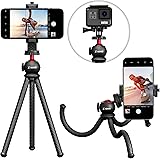 Xenvo SquidGrip Flexible Cell Phone Tripod and Portable Action Camera Holder - Compatible with iPhone, GoPro, Android, Samsun
