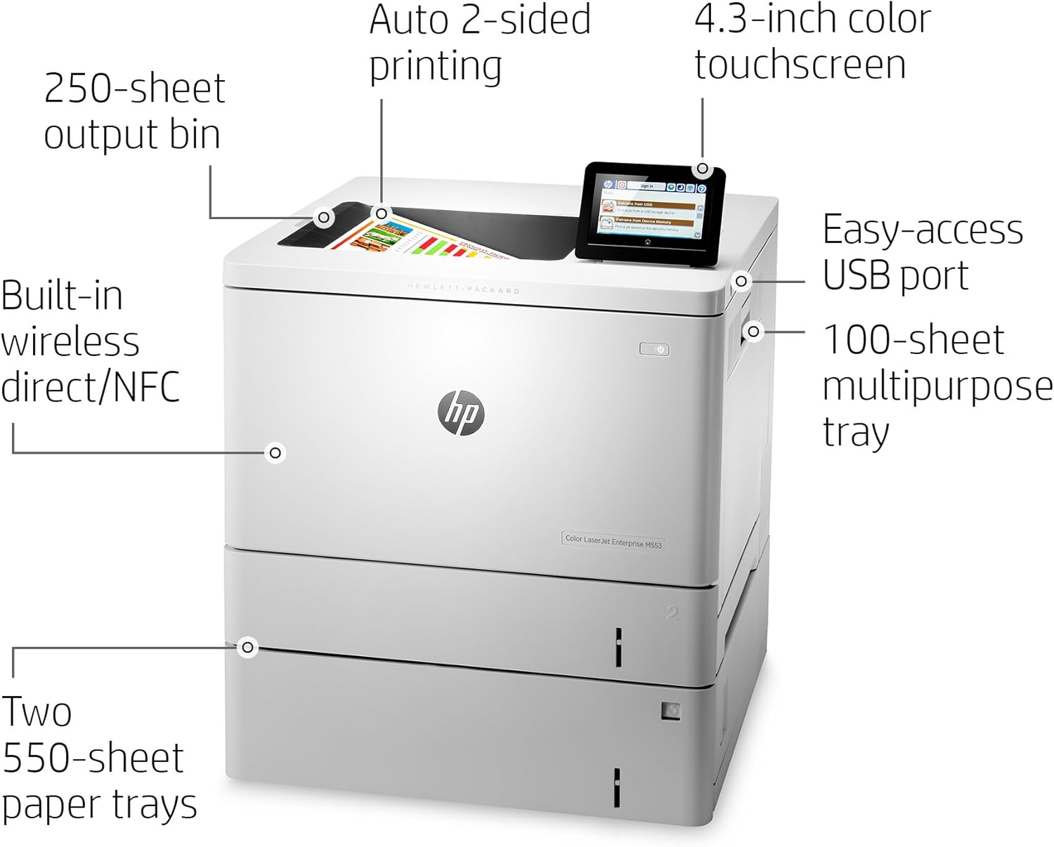 hp m553 service access code