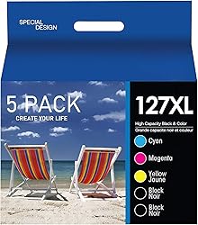 MCYCOLOR 127XL Ink Cartridge Remanufactured for 127