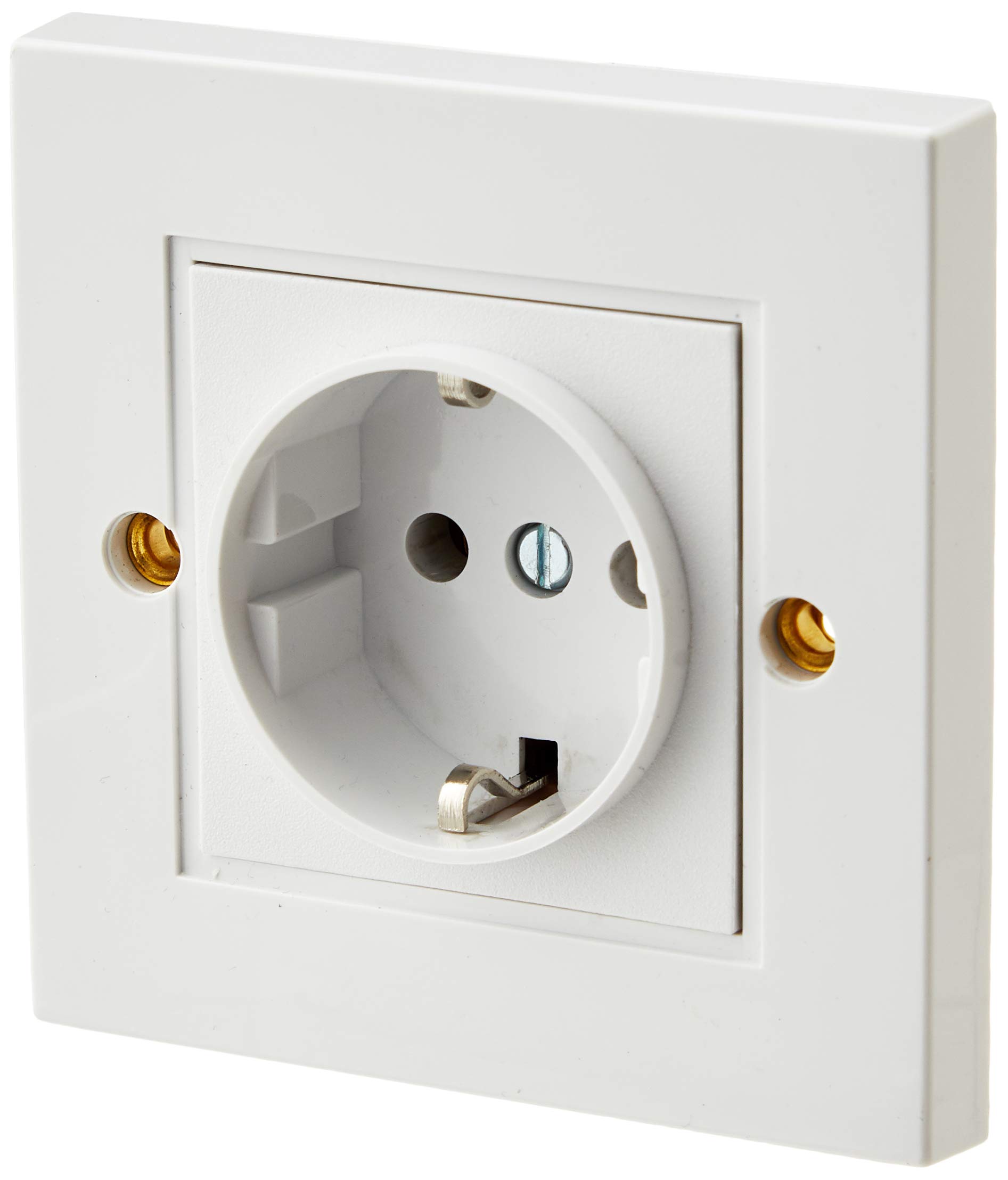 PRO ELEC 1-Gang Schuko Socket Outlet, International Standard, 16A, 250V – PE5100