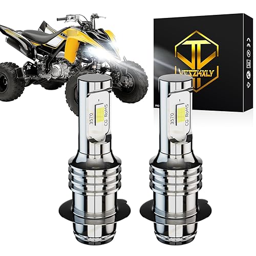 Two white LED fog light bulbs for ATV