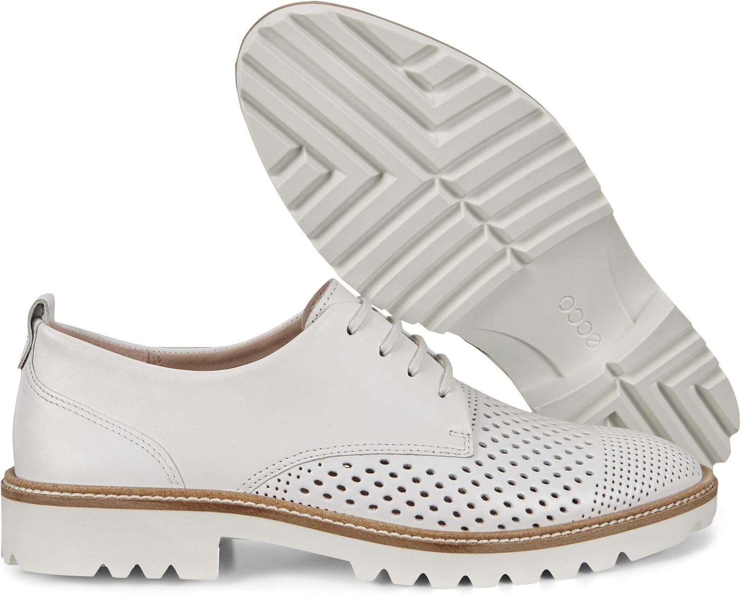  | ECCO Women's Incise Tailored Perforated Tie Oxford | Oxfords