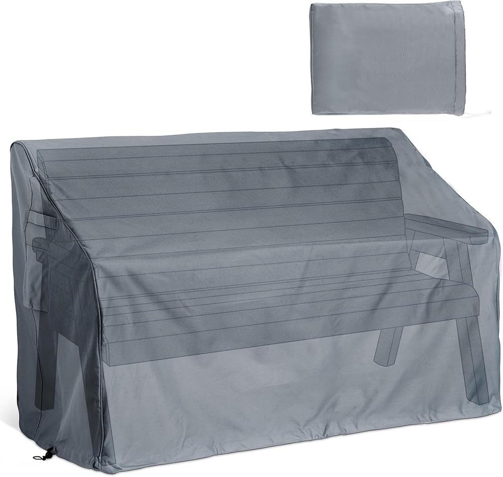 VonHaus Waterproof Garden Bench Cover 2 Seater 420D Oxford 89x134x70cm
