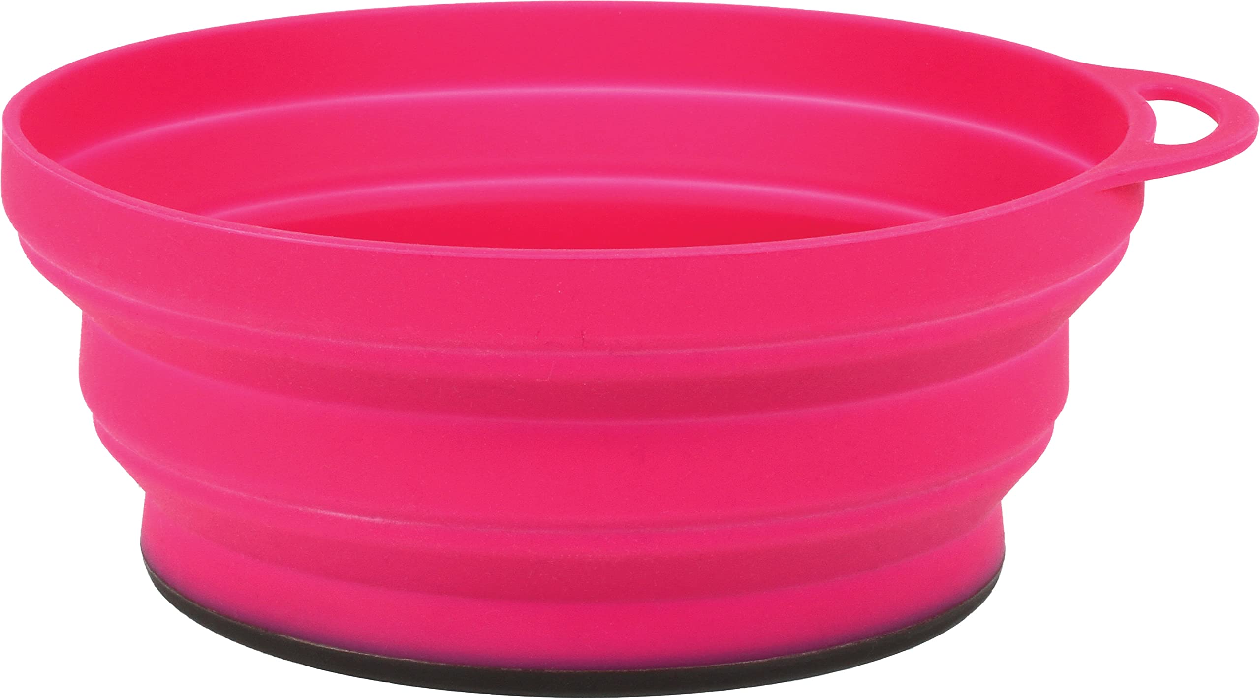 Lifeventure Silicon Ellipse Collapsible and Portable Bowl for Camping, Travel & Outdoor - Pink