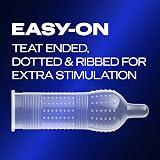 Durex Mutual Climax 30 Condoms Regular Fit With Performa Lubricant Ribbed Dotted view 3