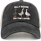 Funny Silly Goose Hat Silly Goosee On The Loose Hat for Women Dad Hats Funny Hats