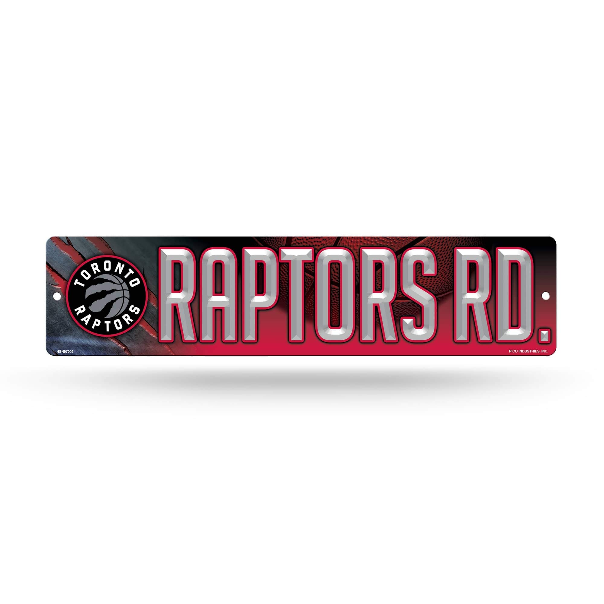 Rico Industries NBA Toronto Raptors 16-Inch Plastic Street Sign Décor