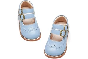 GINFIVE Toddler Little Girls Mary Janes Flats Girls Dress Shoes Kids Shoes