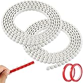 Foxtell 2 Pack 10ft Flexible Molding Trim Peel and Stick for Walls, Paintable, DIY Wall Trim for Bathroom, Mirror Frame, Home Decoration