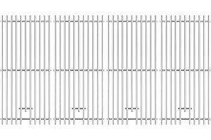 CHARBROFIRE RJC008P Grates Grill Replacement Parts for RCS Grill Grates RCS 32’’ Grill RJC32A RJC32AL Summerset Sizzler 32 Pro 32 Grill Grate-Siz Blaze Traditional and Blaze LTE 32 4 Burner Grill BLZ-32-034 4Pcs