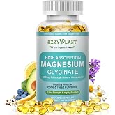 Magnesium Glycinate 500mg Softgels, High Absorption Magnesium Supplement Softgel Capsules for Muscle, Heart, Sleep &amp; Bone Support, Stress Relief, Nerve Health &amp; Metabolism, Non-GMO, 2 Month Supply