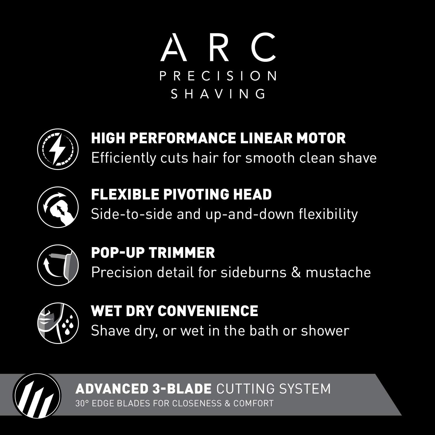 panasonic electric shaver and trimmer for men es8103s arc3